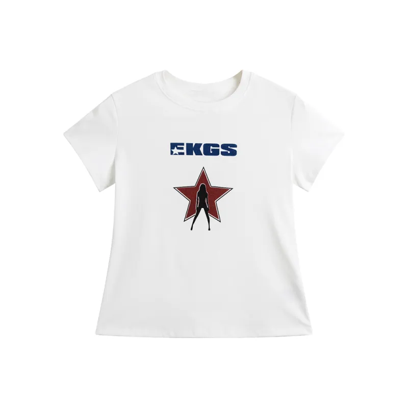 SYEEE WITH U T Shirt Women's White-0