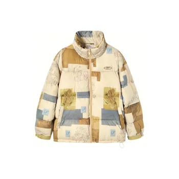DIALOGUE Down Jackets Women's Van Gogh Sunflower