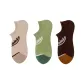 [3 Pack]Dark Coffee/Beige/Green