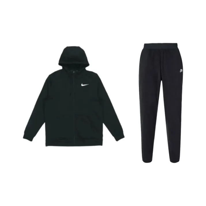 Nike Mnk Dry Hoodie Fzflc Casual Sportswear Unisex Black-0