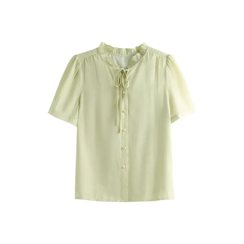 She Enjoys Shirt Women's Light Green-0