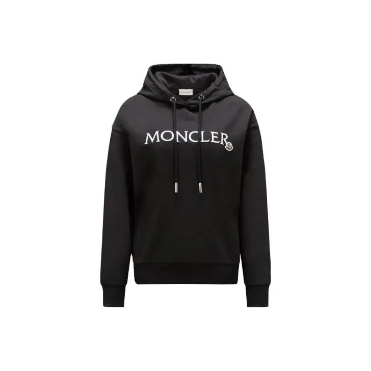 Moncler Logo Embroidered Drawstring Hoodie-0
