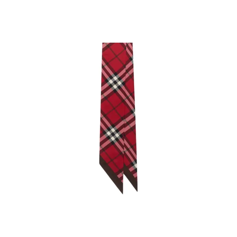 Burberry Checked Silk Scarf-2