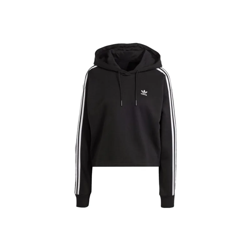 Adidas Originals Adicolor 3 Stripes Short Hoodie-0