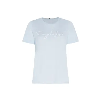 Tommy Hilfiger T Shirt Women's Light Blue
