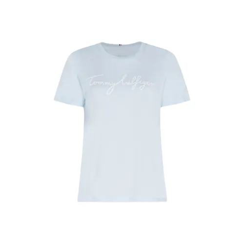 Tommy Hilfiger T Shirt Women's Light Blue