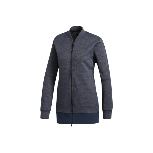 Adidas x REIGNING CHAMP Jacket Women's Five-Stage Gray/Dark Navy Blue