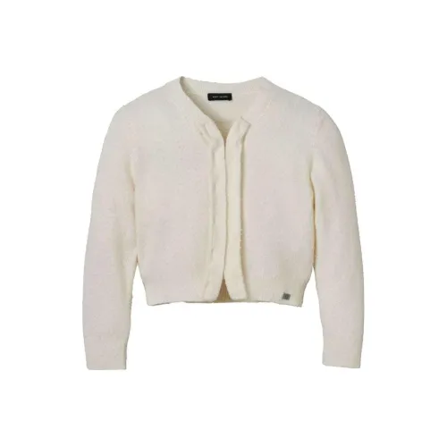 MARC JACOBS Pilled Cropped Wool Cardigan