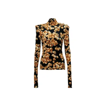 BALMAIN T-Shirts Women's Yellow