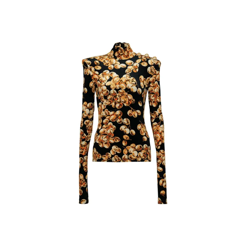 BALMAIN T-Shirts Women's Yellow-0