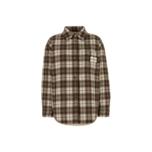 MIU MIU FW24 Down Jacket Women's Brown
