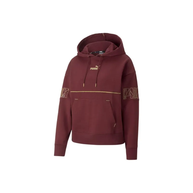 PUMA Sweatshirt Women's Burgundy-0
