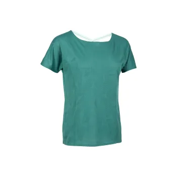 DECATHLON Drop Shoulder Sleeve T Shirt Women's Aqua Clear