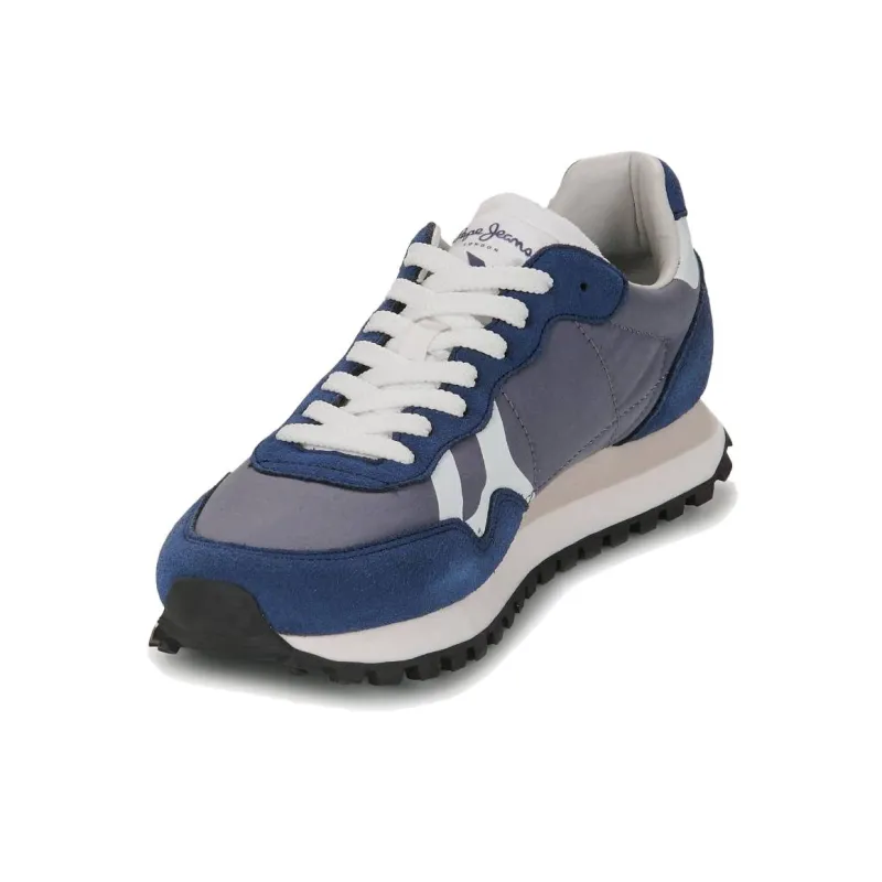 Pepe Jeans Abrasion Resistant Low Top Casual Shoes Men's Blue-2