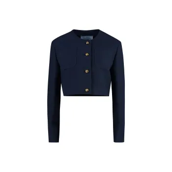 PRADA Crewneck Cropped Jacket