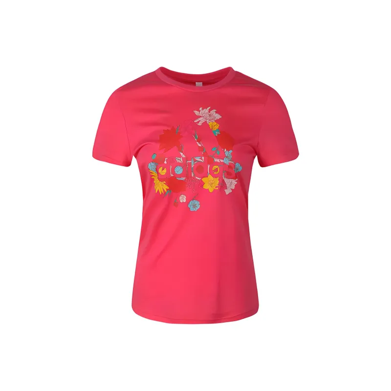 Adidas Regular T Shirt Women's Red-0