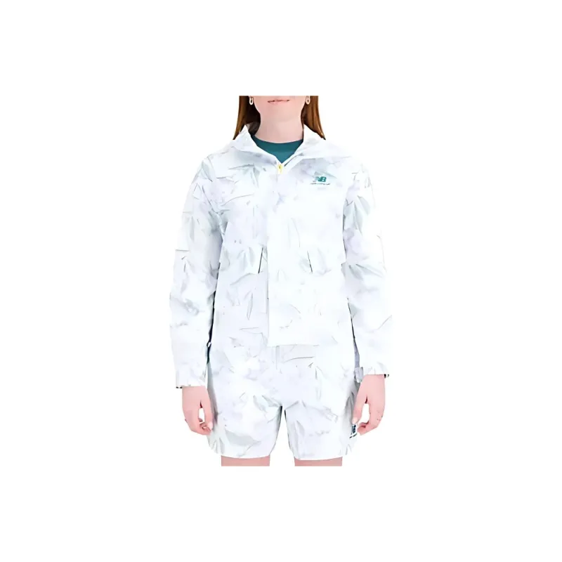 New Balance Essentials Jackets & Coats Women's White Multicolor-0