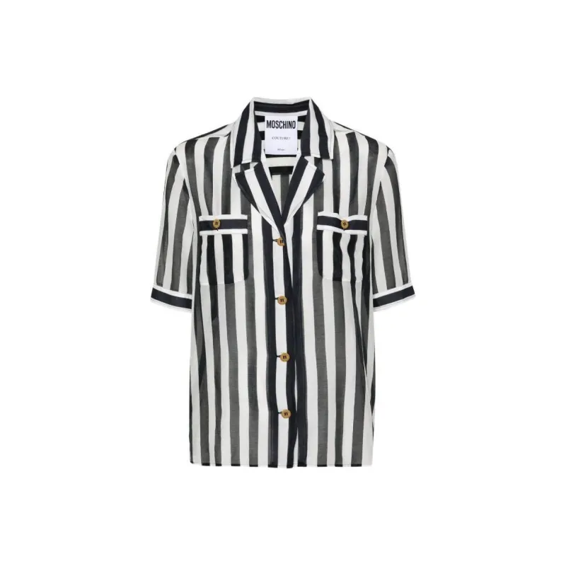 MOSCHINO Shirt Women's Black White-0