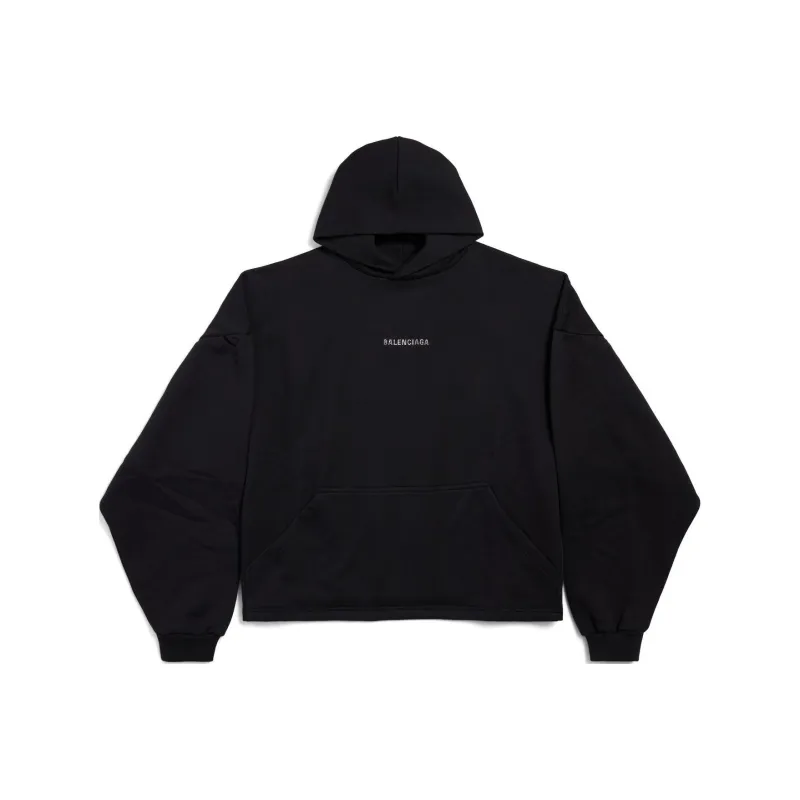 Balenciaga Logo Embellished Hoodie-0