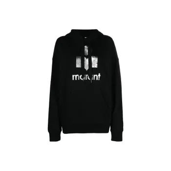 ISABEL MARANT ETOILE Logo Printed Drawstring Hoodie