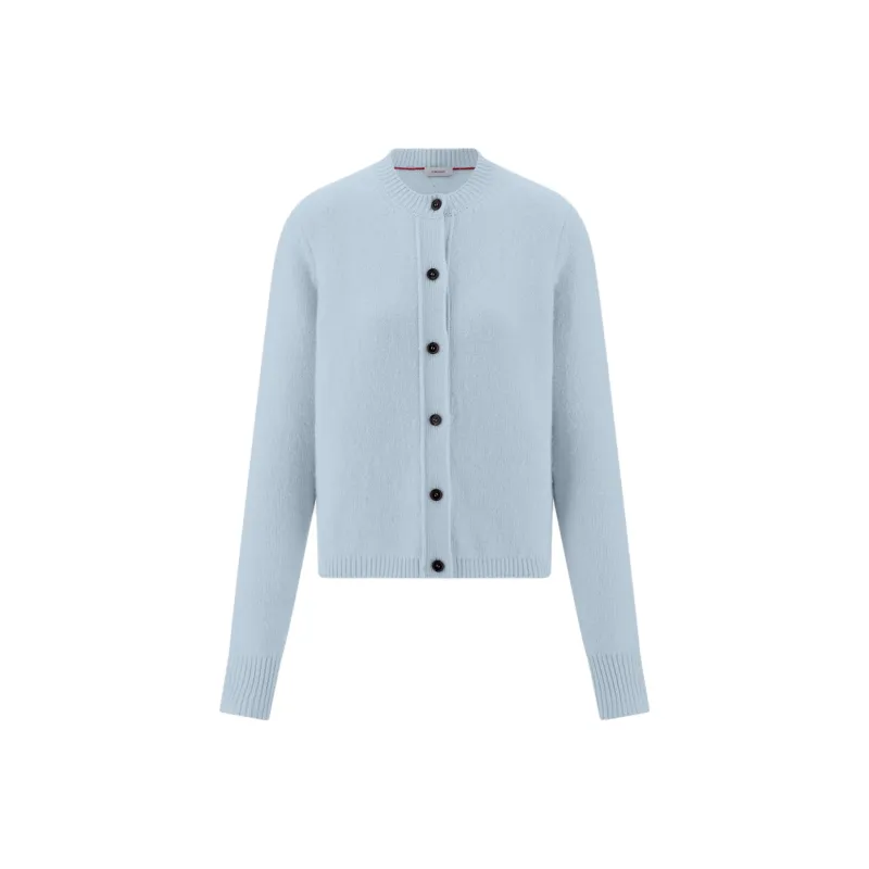 FERRAGAMO FW24 Cashmere Sweater Women's Light Blue-0