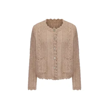 CHIWAWAMEME Knitwear Women's Oolong Milk Coffee
