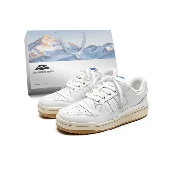 Snow Know The Answer SKTA Lightweight And Breathable Low Top Skateboard Shoes Men's White