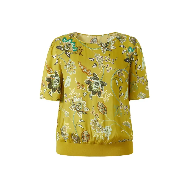JZ. ANNAKRO Shirt Women's Floral Lemon-0