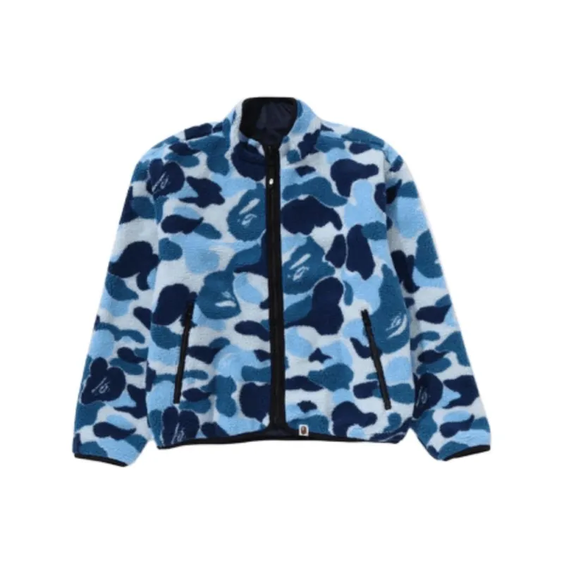 Bape Abc Camo Boa Ripstop Reversible Jacket Pink-0