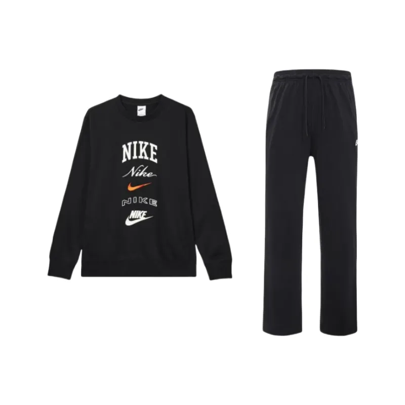 Nike Club Fleece Casual Sportswear Men's Black-0
