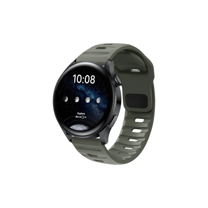 SOUTU Watch Band Huawei Compatibility 20MM/22MM Silicone Material-4