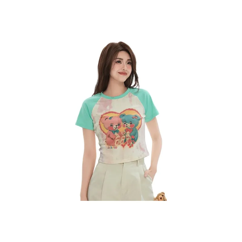 LALABOBO Raglan Sleeve T Shirt Women's-6
