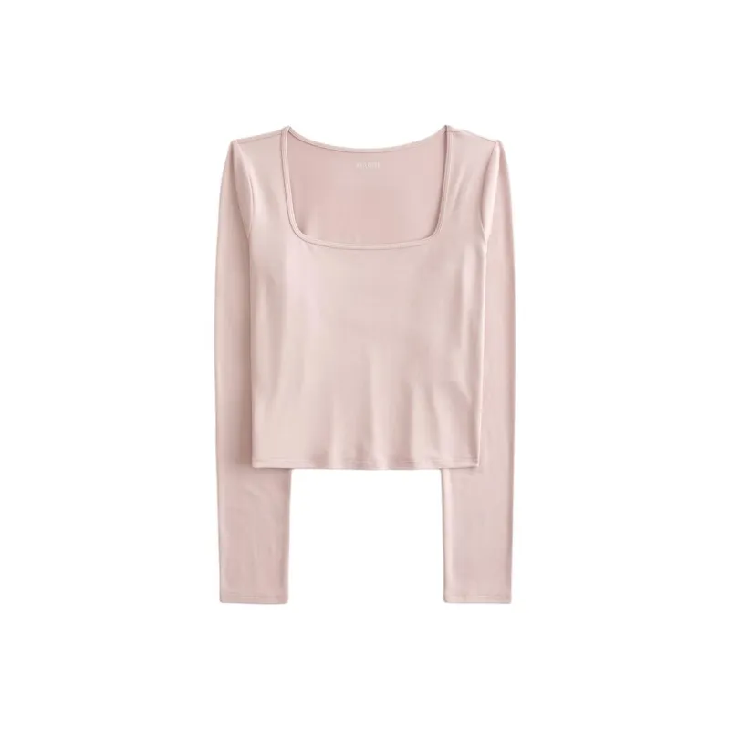 Hollister T-Shirt Women's Dark Pink-0