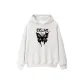 White Gray Fleece-Lined