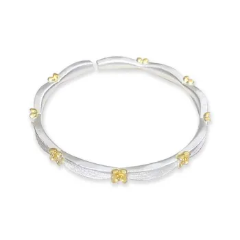 UZIID S999 Fine Silver Bangles Women's