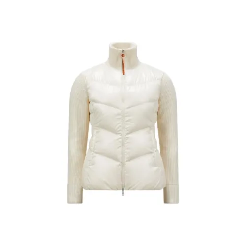 Moncler Logo Patch Knitted Padded Cardigan