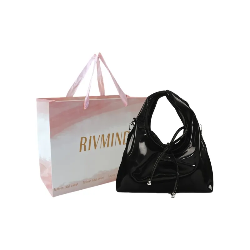 RIVMIND PU One Shoulder Handbag Women's Beige/Yellow/Silver/Yellow/Red/Black-24