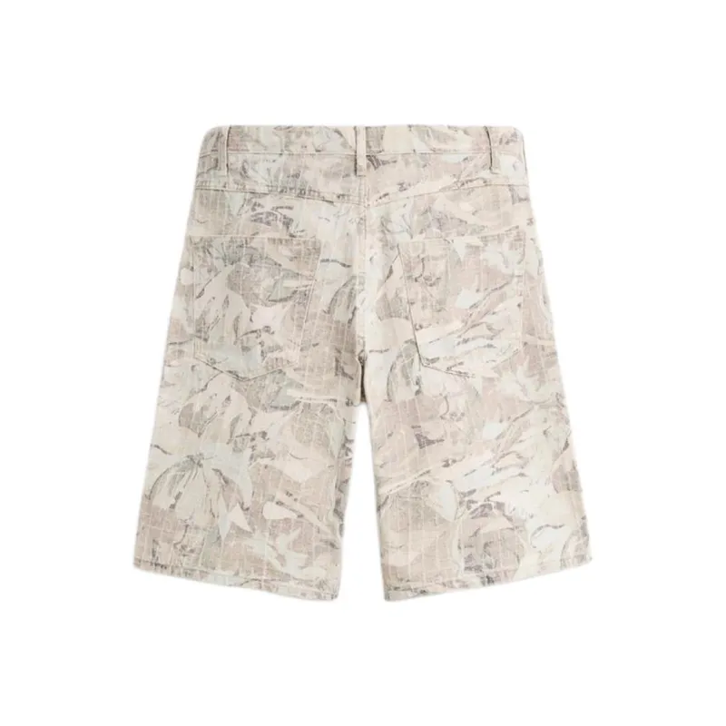 ZARA Denim Shorts Men's Raw White-1