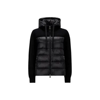 Moncler Padded Hooded Cardigan