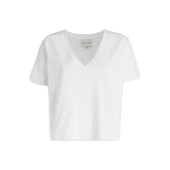 Loulou De Saison V neck Cotton T Shirt
