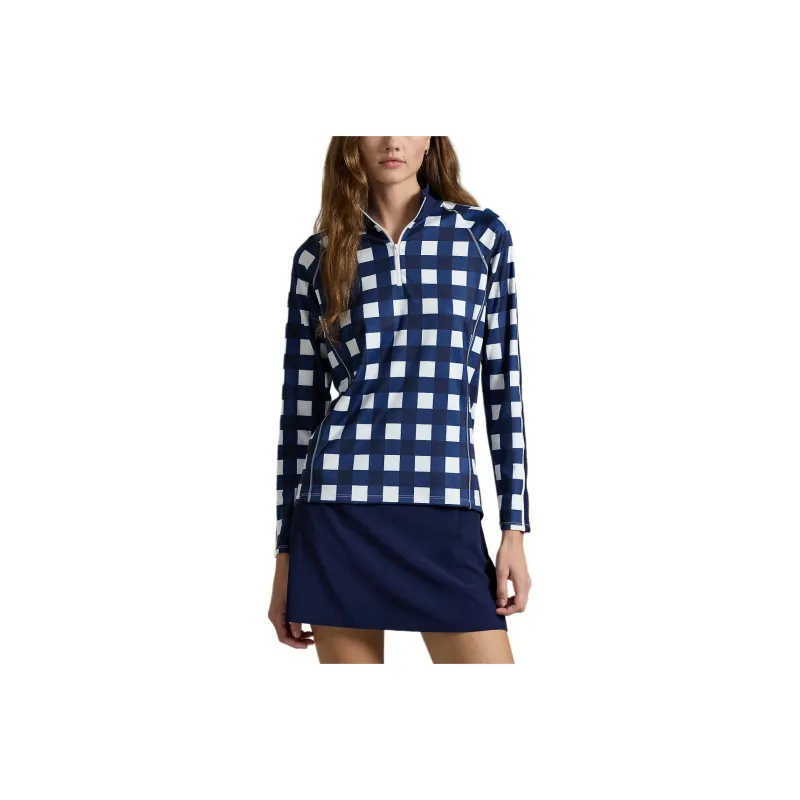 Ralph Lauren Polo Shirt Women's Blue White Multicolor-0