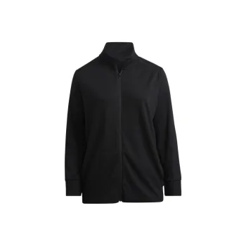 Adidas TEXTURED FULL-ZIP JACKET Jackets Coats Women's Black