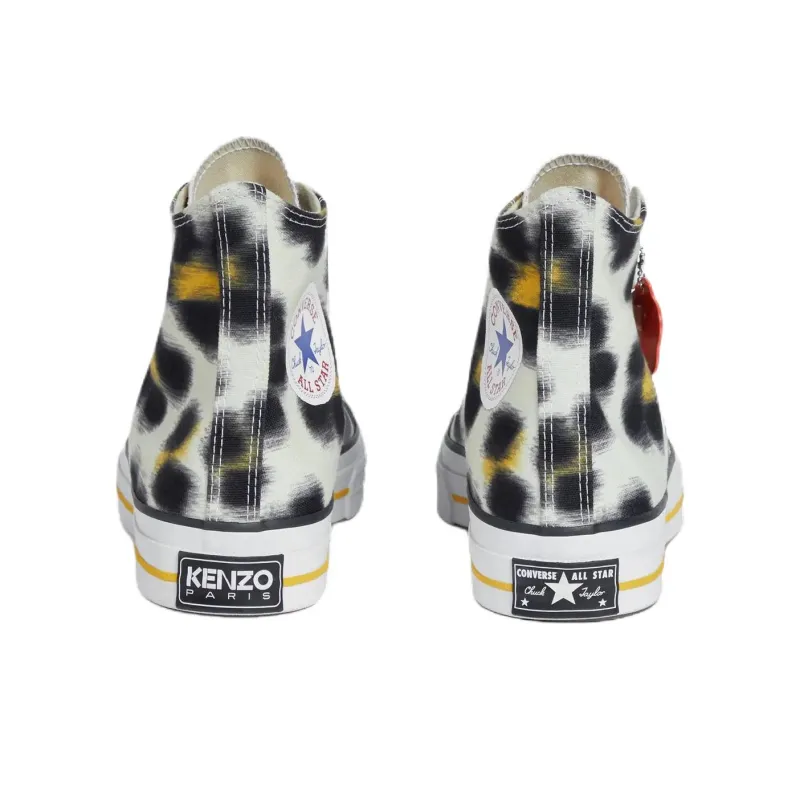 Converse x KENZO Chuck 70 High Top Canvas Shoes Unisex Black White-2