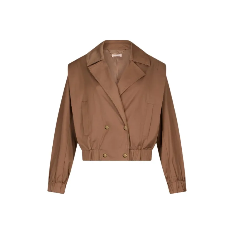 LIU·JO UOMO Jackets & Coats Women's Brown-0