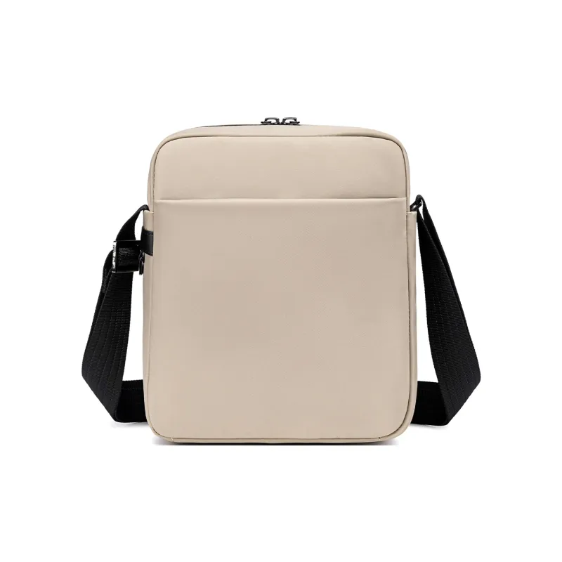 ARCTIC HUNTER Nylon Shoulder Bag, Crossbody Bag Men's Black/Khaki-3