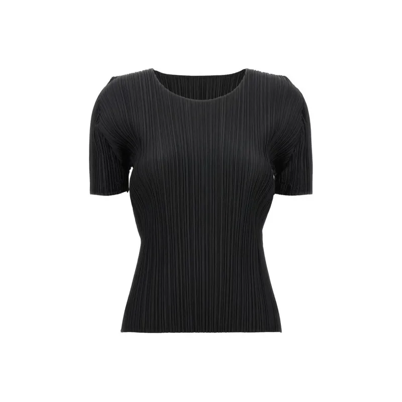 PLEATS PLEASE ISSEY MIYAKE Pleated Crewneck Top-0