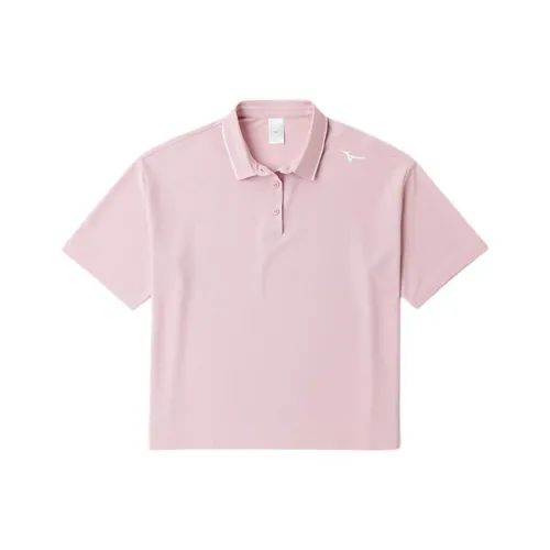 Mizuno ESSENTIAL Series Polo Shirt Women's Light Pink