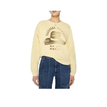 MOTHER FW23 Sweatshirt Women's Light Yellow