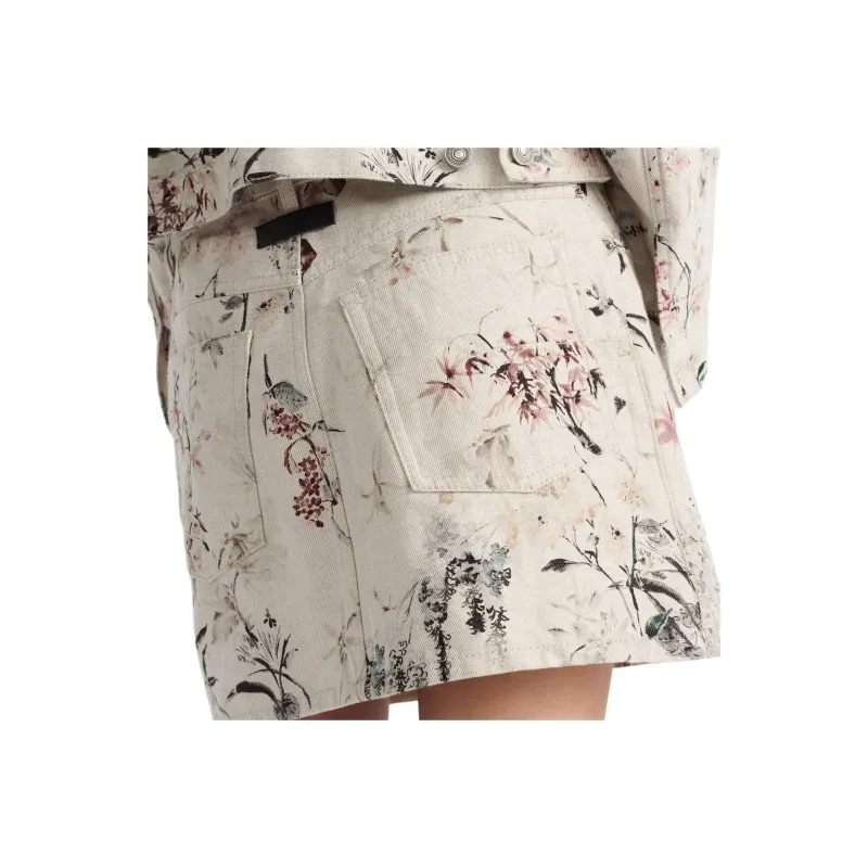 DIOR Denim Short Skirts Women's Multicolor-5