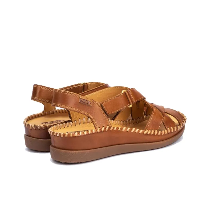 PIKOLINOS One Strap Sandals 4cm Women's Brown-2